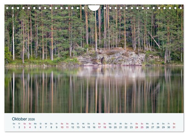 Produktbild: Finnland, Rund um Mikkeli (Wandkalender 2026 DIN A4 quer), CALVENDO Monatskalender