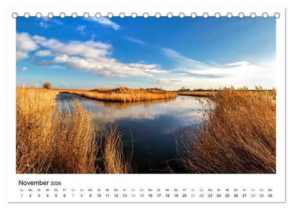 Produktbild: Ostfriesland - Tour (Tischkalender 2026 DIN A5 quer), CALVENDO Monatskalender