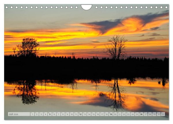 Produktbild: Moore und B&auml;che in Eifel und Ardennen (Wandkalender 2026 DIN A4 quer), CALVENDO Monatskalender