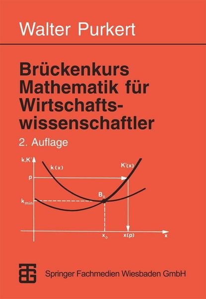 Produktbild: Br&uuml;ckenkurs Mathematik f&uuml;r Wirtschaftswissenschaftler