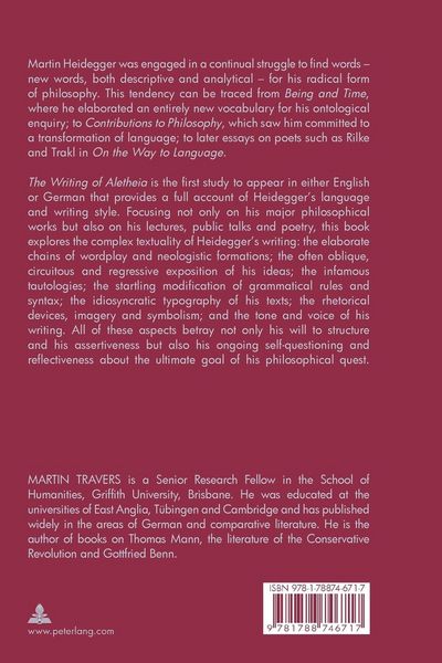 Produktbild: The Writing of Aletheia