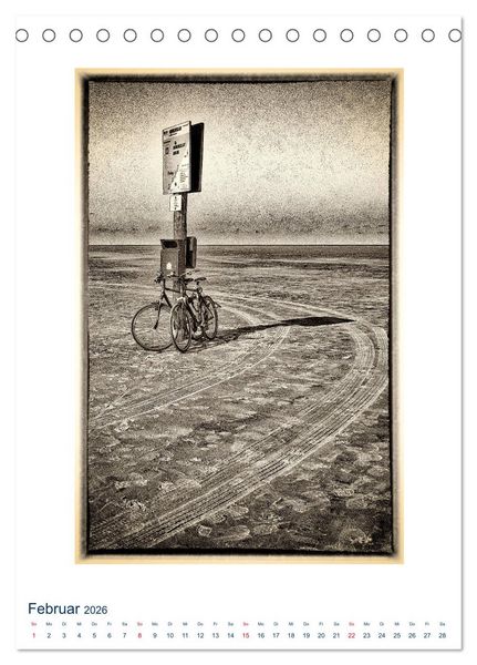 Produktbild: Nordseebrise - Bezauberndes Nordfriesland (Tischkalender 2026 DIN A5 hoch), CALVENDO Monatskalender