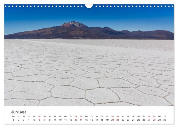 Produktbild: Bolivien - Einzigartige Landschaft (Wandkalender 2026 DIN A3 quer), CALVENDO Monatskalender