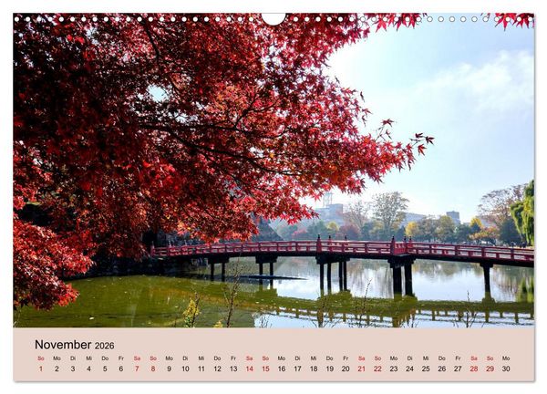 Produktbild: Japan im Herbst (Wandkalender 2026 DIN A3 quer), CALVENDO Monatskalender