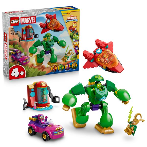Produktbild: LEGO ǀ Marvel 11211 Iron Man und Seine Fantastischen Freunde Loki vs. Team Iron Man