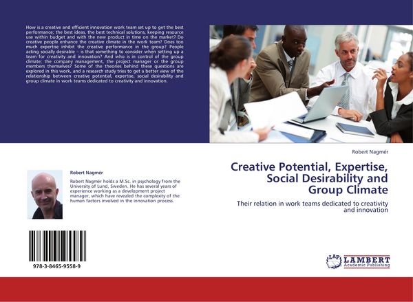 Produktbild: Creative Potential, Expertise, Social Desirability and Group Climate