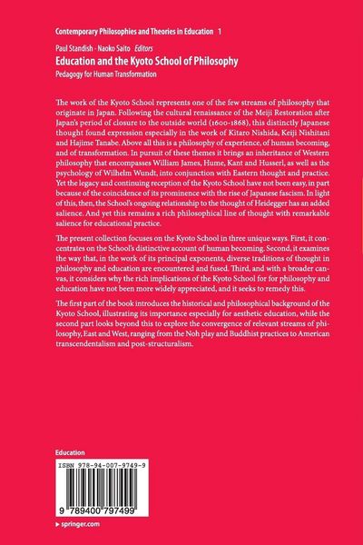 Produktbild: Education and the Kyoto School of Philosophy