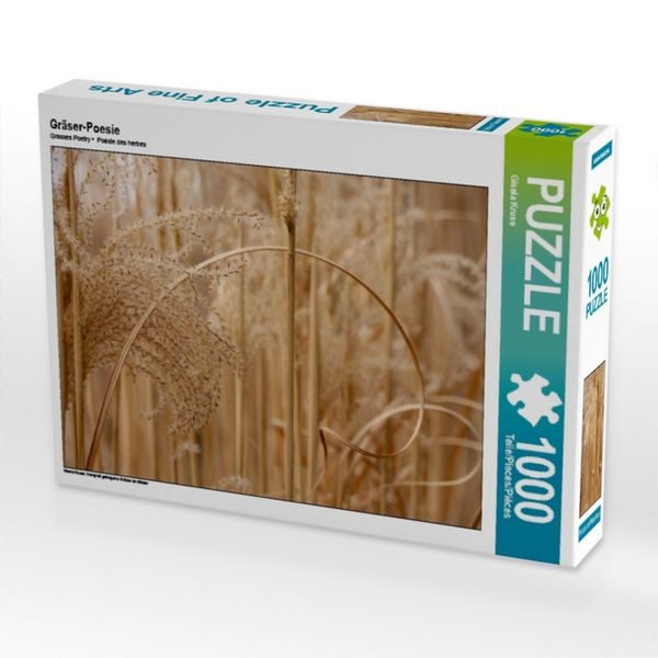 CALVENDO Puzzle Gräser-Poesie | 1000 Teile Lege-Größe 64 × 48 cm Foto-Puzzle für glückliche Stunden