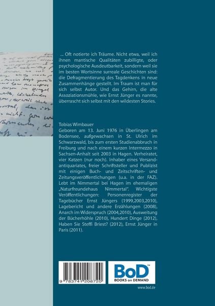 Produktbild: Landschaften im inneren Vorbeifahren. Aus den Traumtageb&uuml;chern 1995-2016