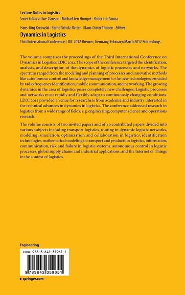 Produktbild: Dynamics in Logistics