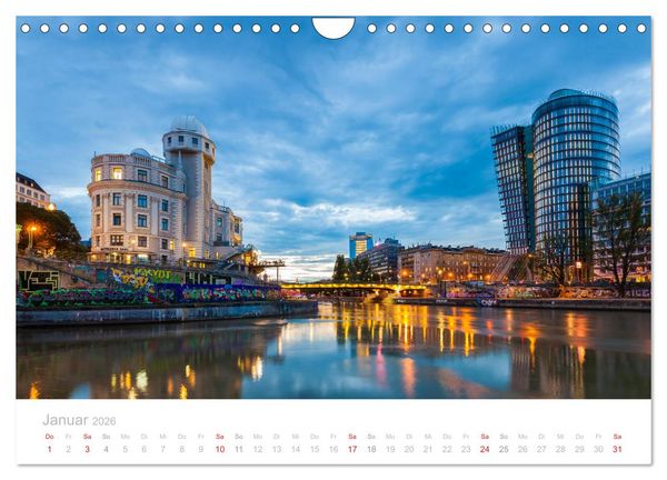 Produktbild: W I E N E R Impressionen (Wandkalender 2026 DIN A4 quer), CALVENDO Monatskalender