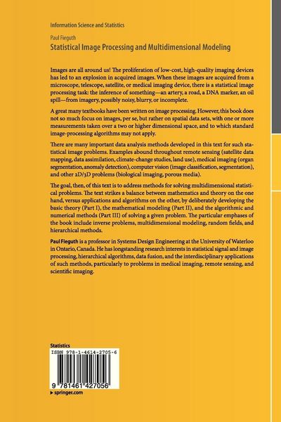 Produktbild: Statistical Image Processing and Multidimensional Modeling
