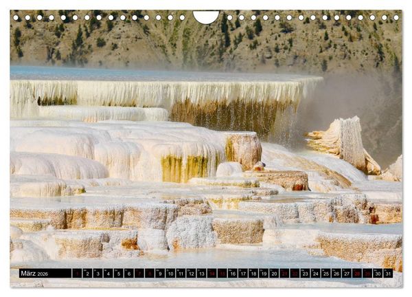 Produktbild: Wunderwelt Yellowstone 2026 (Wandkalender 2026 DIN A4 quer), CALVENDO Monatskalender
