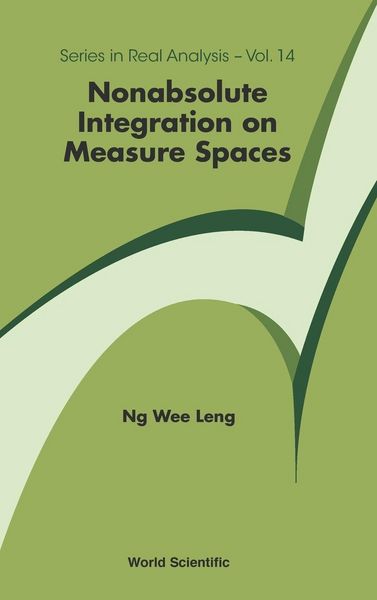 Produktbild: Nonabsolute Integration On Measure Spaces