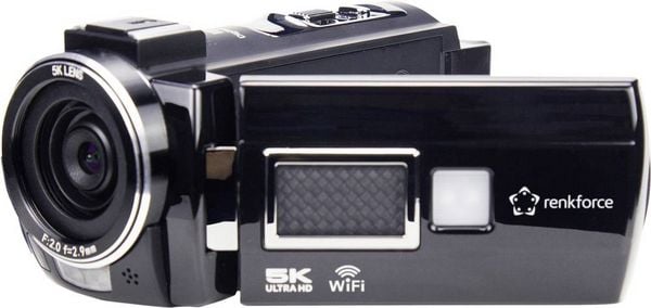Produktbild: Renkforce RF-DV-200 Camcorder 5K 7.6cm 3 Zoll 8 Megapixel Schwarz