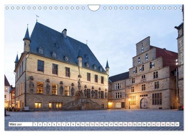 Produktbild: Osnabr&uuml;ck - Momente einer Reise (Wandkalender 2027 DIN A4 quer), CALVENDO Monatskalender
