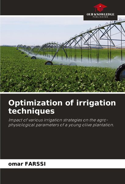 Produktbild: Optimization of irrigation techniques