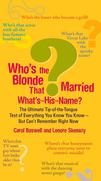 Produktbild: Whos The Blonde That Married W