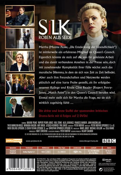 Produktbild: Silk - Roben aus Seide - Staffel 3 [2 DVDs]