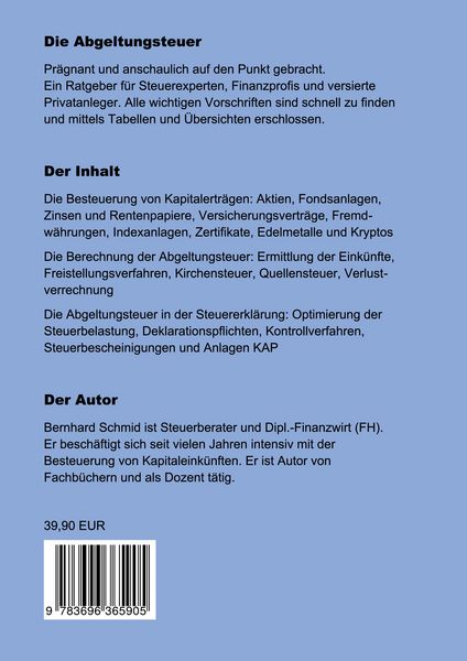 Produktbild: Die Abgeltungsteuer