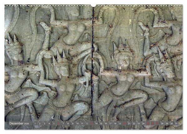 Produktbild: Kambodscha &bull; Angkor Wat (hochwertiger Premium Wandkalender 2026 DIN A2 quer), Kunstdruck in Hochglanz