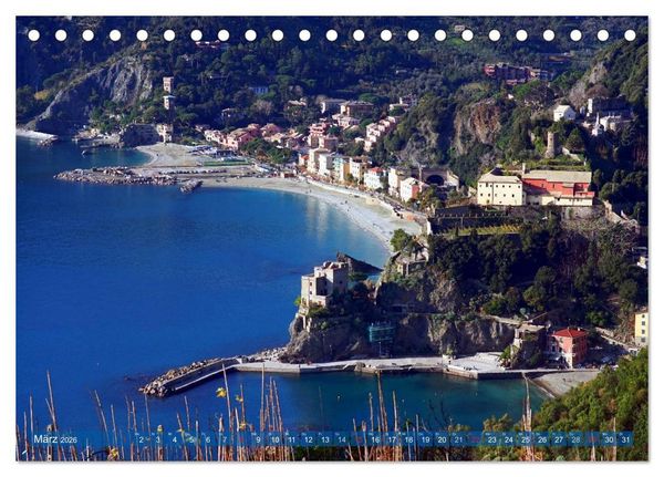 Produktbild: Wege durch die Cinque Terre (Tischkalender 2026 DIN A5 quer), CALVENDO Monatskalender