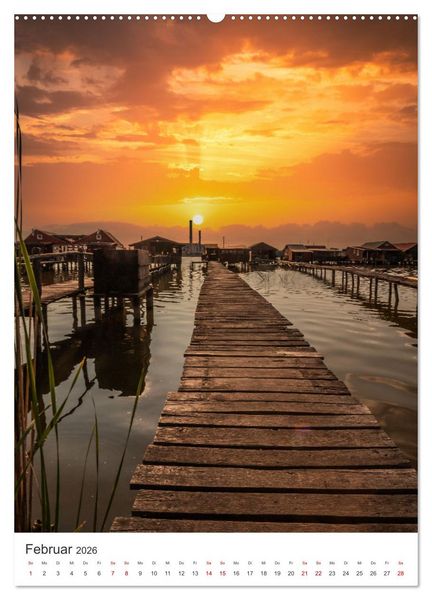 Produktbild: Die sch&ouml;nsten Orte vom Balaton nach Budapest (hochwertiger Premium Wandkalender 2026 DIN A2 hoch), Kunstdruck in Hochglanz