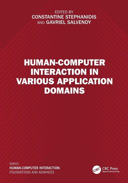 Produktbild: Human-Computer Interaction in Various Application Domains