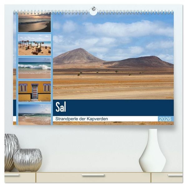 Produktbild: Sal - Strandperle der Kapverden (hochwertiger Premium Wandkalender 2026 DIN A2 quer), Kunstdruck in Hochglanz