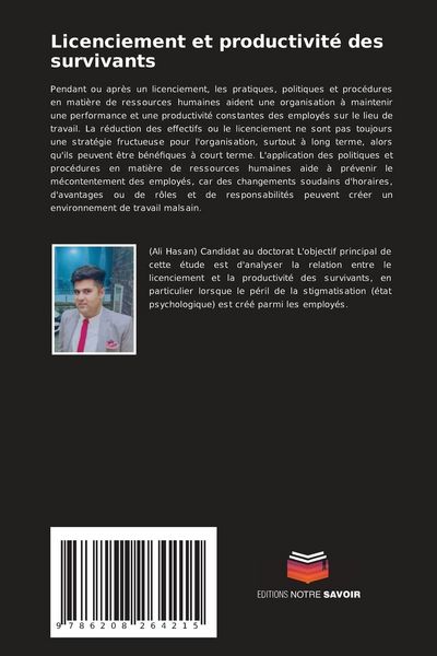 Produktbild: Licenciement et productivit&eacute; des survivants
