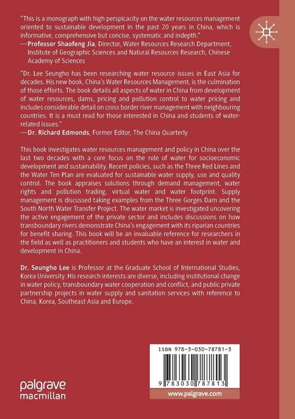 Produktbild: China's Water Resources Management