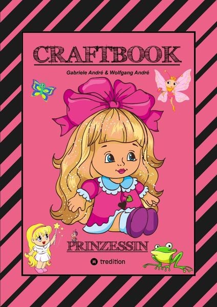 Produktbild: Craftbook - Prinzessin - Kutsche - Einhorn - Pferde - Schloss - Feen - Nixen - Elfen - R&auml;tsel - Malen - Basteln