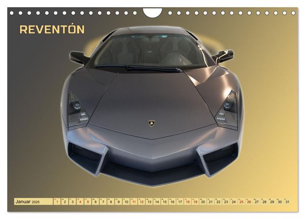 Produktbild: Ikonen der Automobilkunst (Wandkalender 2025 DIN A4 quer), CALVENDO Monatskalender