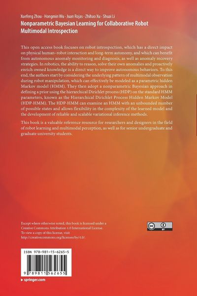 Produktbild: Nonparametric Bayesian Learning for Collaborative Robot Multimodal Introspection
