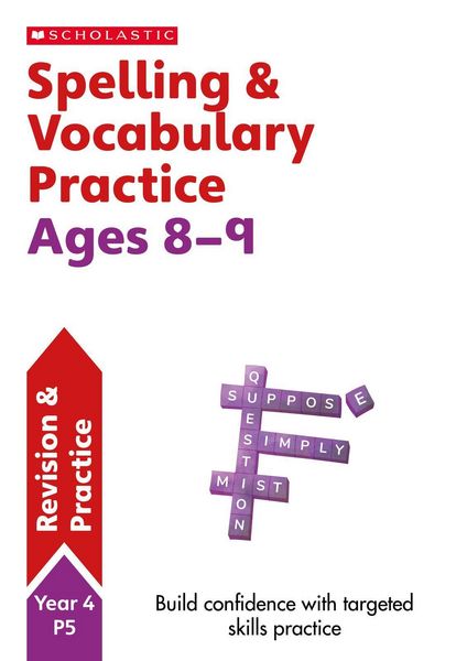 Produktbild: Spelling and Vocabulary Practice Ages 8-9