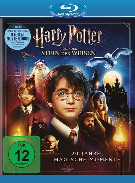 Produktbild: Harry Potter und der Stein der Weisen - Jubil&auml;ums-Edition 20 Jahre Magische Momente - Magical Movie Mode
[2 BRs]