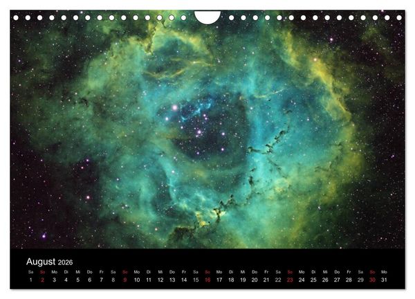Produktbild: Atemberaubender Weltraum (Wandkalender 2026 DIN A4 quer), CALVENDO Monatskalender