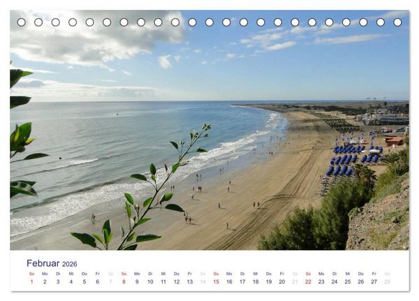 Produktbild: Die Canarischen Inseln - Gran Canaria (Tischkalender 2026 DIN A5 quer), CALVENDO Monatskalender