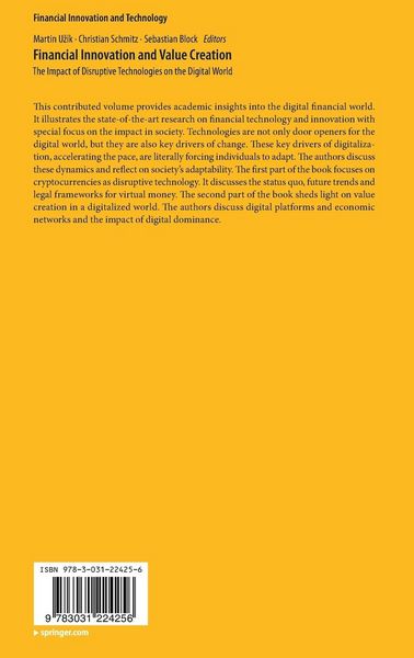 Produktbild: Financial Innovation and Value Creation