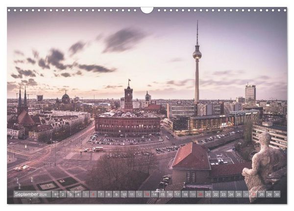 Produktbild: Berlin Citylights (Wandkalender 2026 DIN A3 quer), CALVENDO Monatskalender