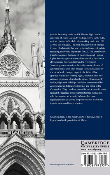 Produktbild: Judicial Reasoning Under the UK Human Rights Act