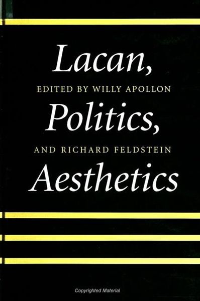 Produktbild: Lacan, Politics, Aesthetics