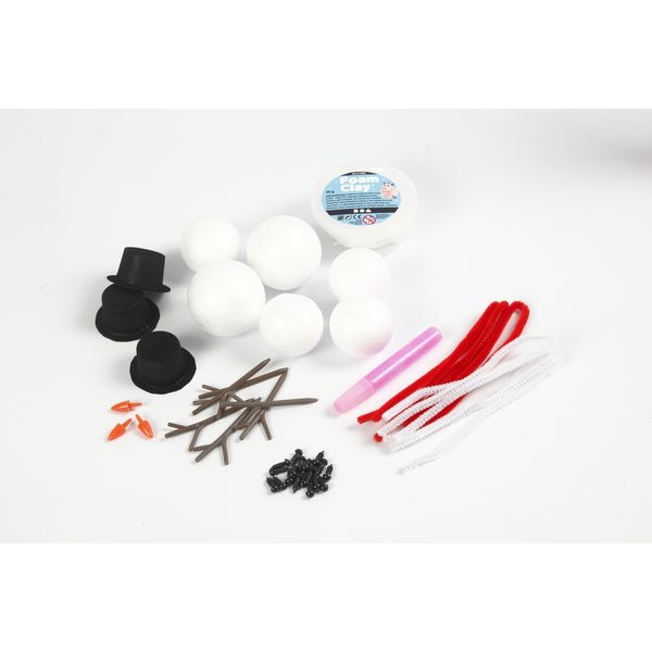 Produktbild: Creativ Company DIY Sets Modellieren Kreativ Set, Schneemann, 1 Set