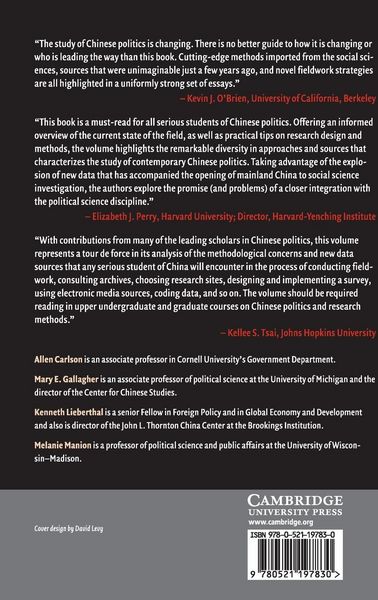 Produktbild: Contemporary Chinese Politics