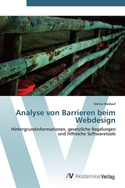 Produktbild: Analyse von Barrieren beim Webdesign