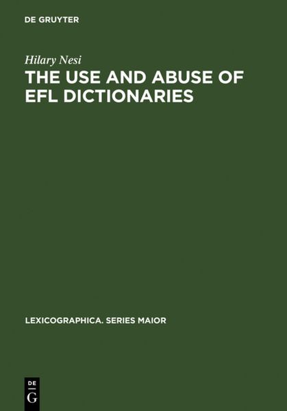 Produktbild: The Use and Abuse of EFL Dictionaries