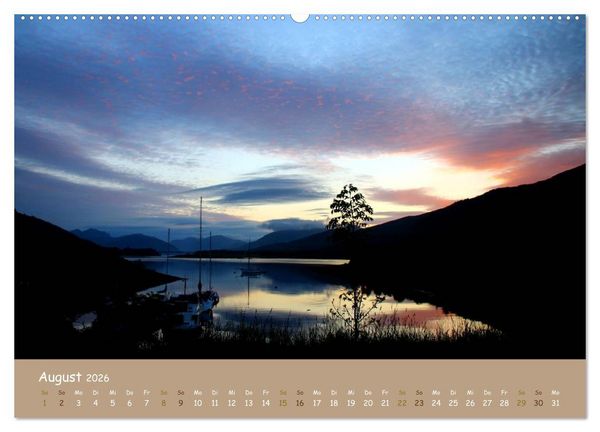 Produktbild: Schottische Highlands (Wandkalender 2026 DIN A2 quer), CALVENDO Monatskalender