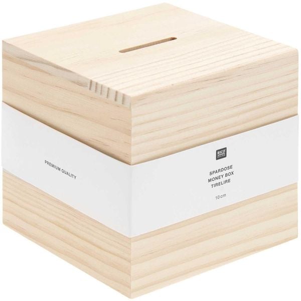 Produktbild: Spardose W&uuml;rfel 10 x 10 x 10 cm