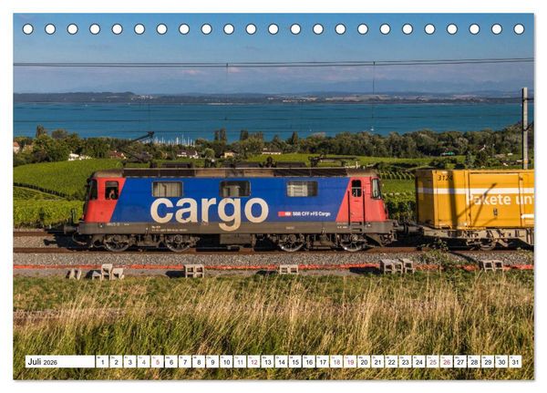 Produktbild: F&uuml;r G&uuml;ter die Bahn (Tischkalender 2026 DIN A5 quer), CALVENDO Monatskalender