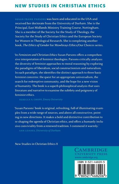 Produktbild: Feminism and Christian Ethics